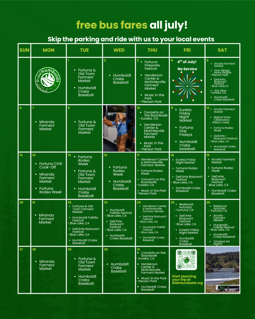 English calendar for July 2025